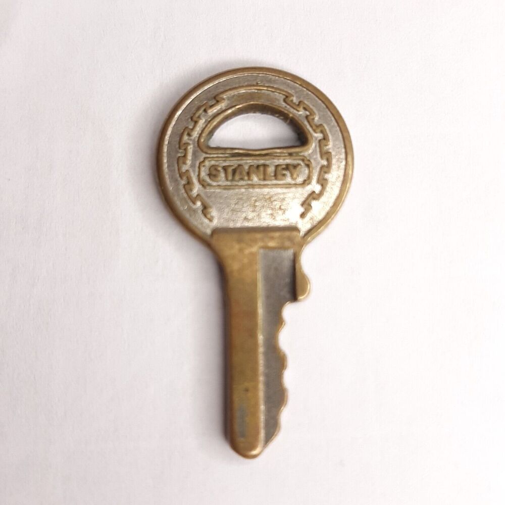 Vintage Miniature STANLEY key for small lock - tool box?